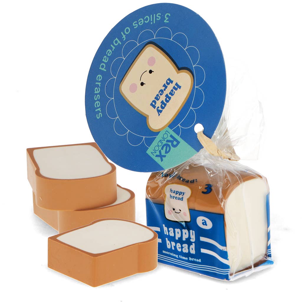 Bread Erasers (3 Slices)