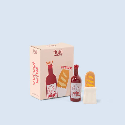 Fluid Market Baguette Salt & Pepper Shakers