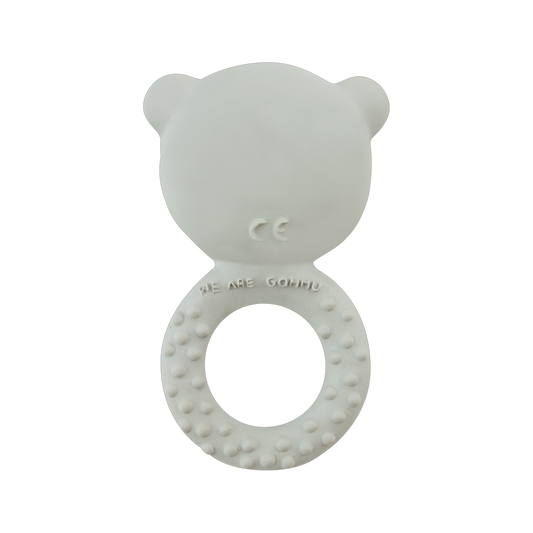 Gommu Ring Bear - Natural Rubber Teething Ring: Ocean