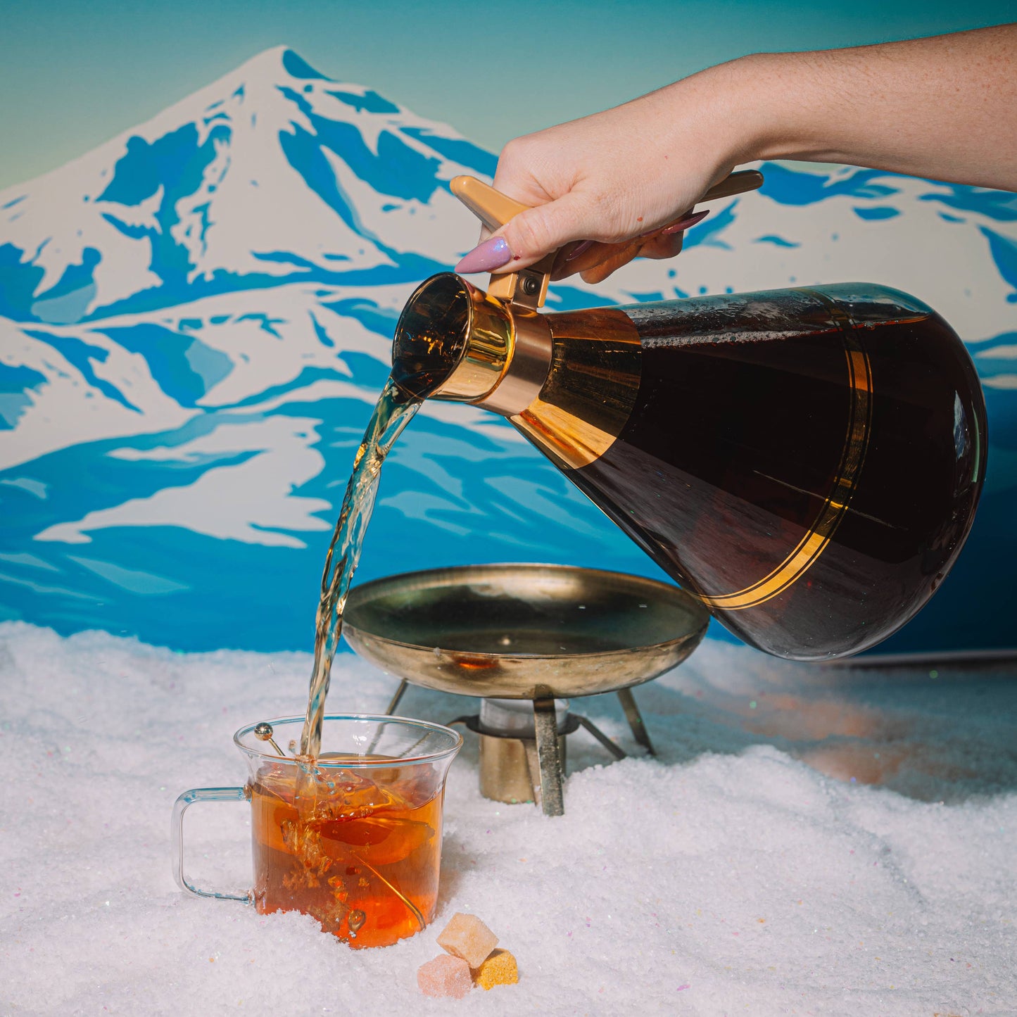 Winter Toddy Cocktail Cubes