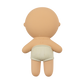 Gommu Mini Baby 2 - Natural Rubber Baby Doll: Vanilla