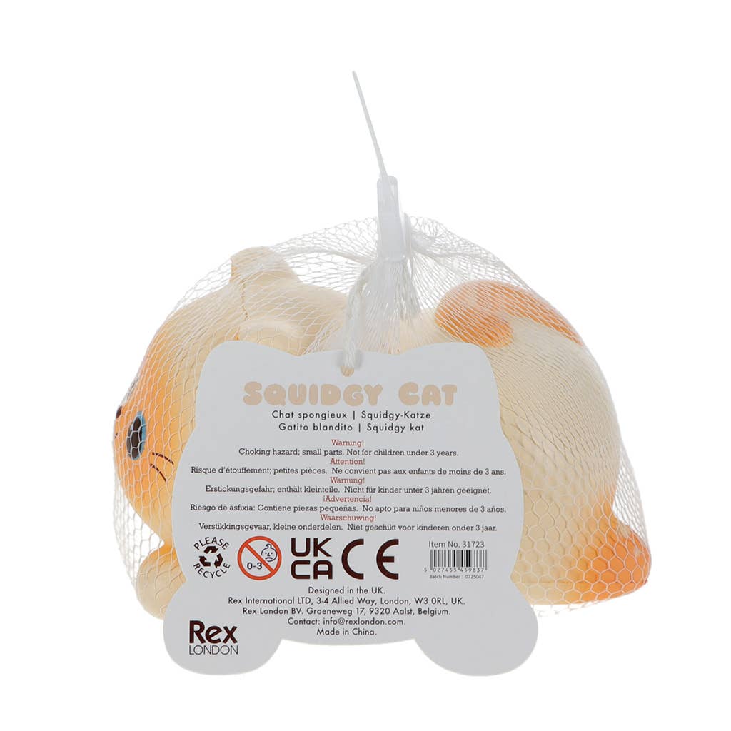 Laying Cat Squidgy Stress Toy