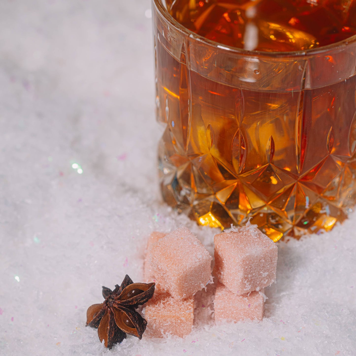 Seasonal Chai & Eggnog Old Fashioned Mixer Kit Cocktail Cubes