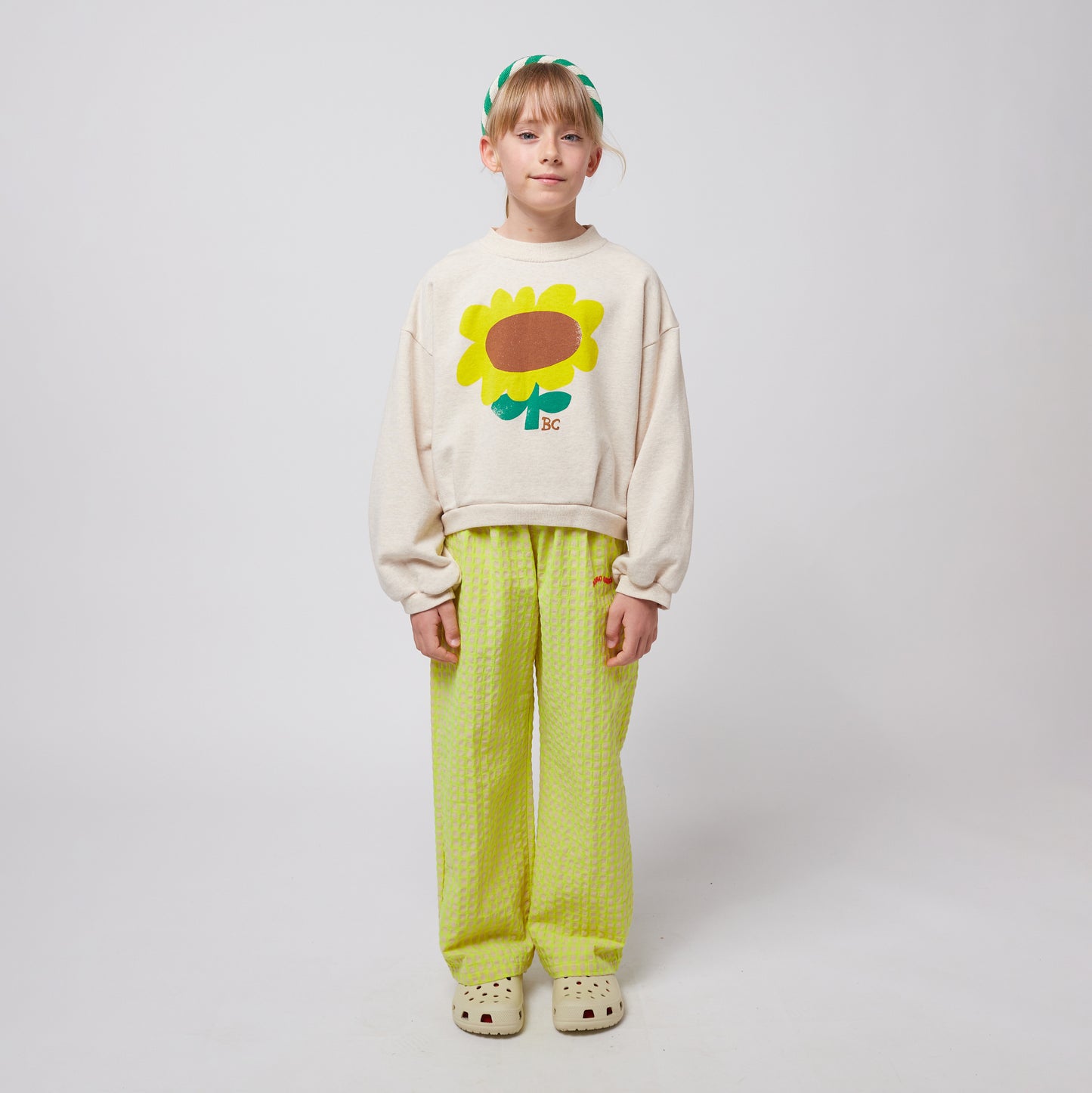 Bobo Choses Kids Vichy Woven Pants