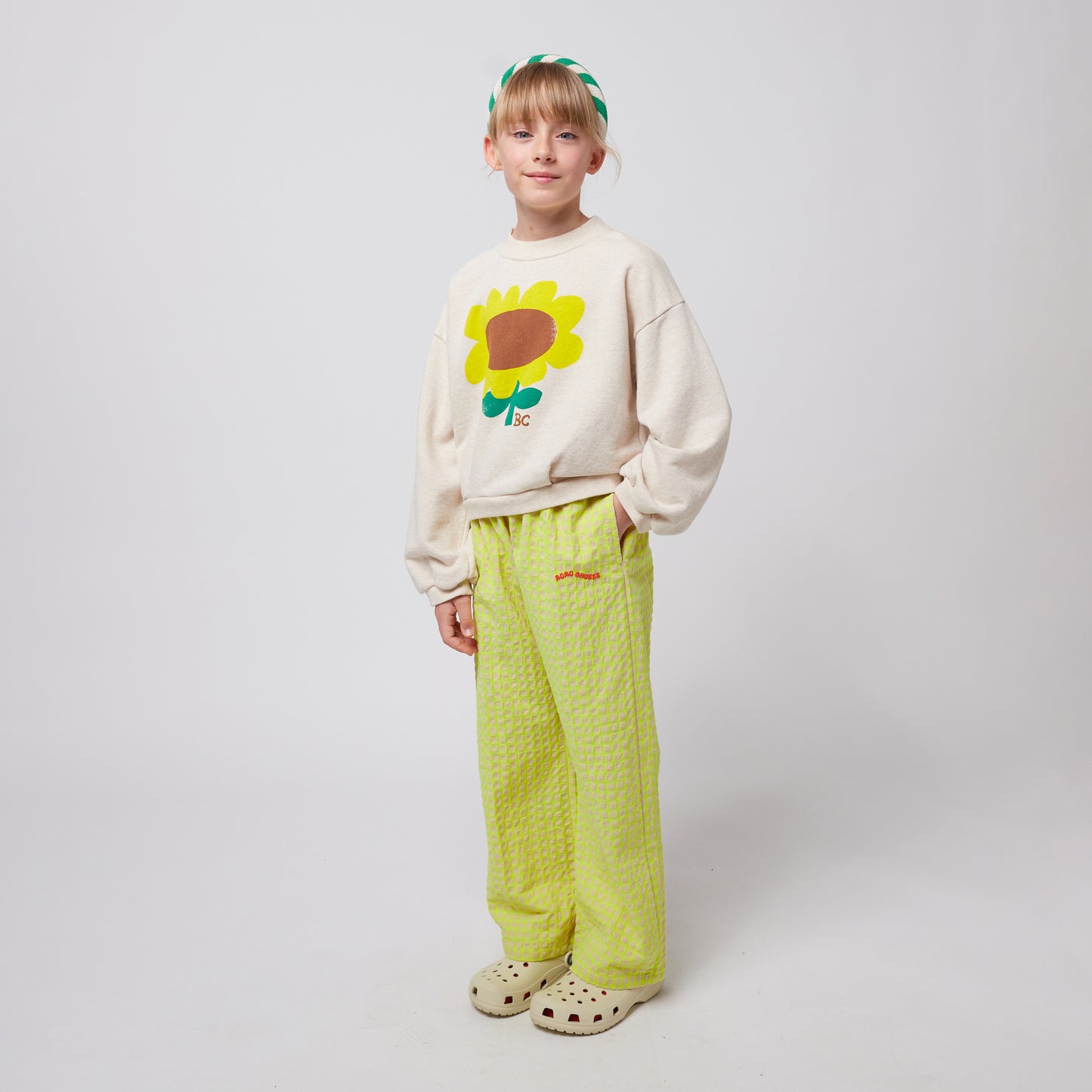 Bobo Choses Kids Vichy Woven Pants