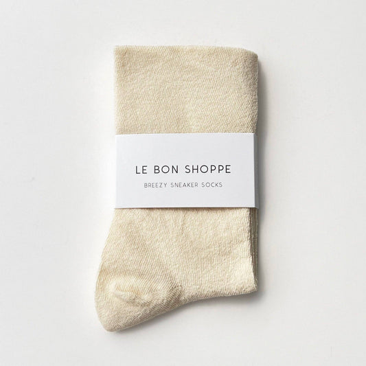 Le Bon Shoppe Naturel Breezy Sneaker Socks