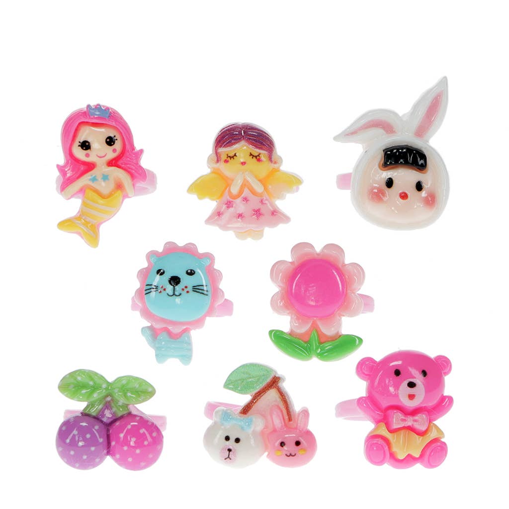 Cute Rings In Heart Box