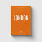 Orange book cover with 'LONDON' and 'Hoxton Mini Press' text on a light gray background