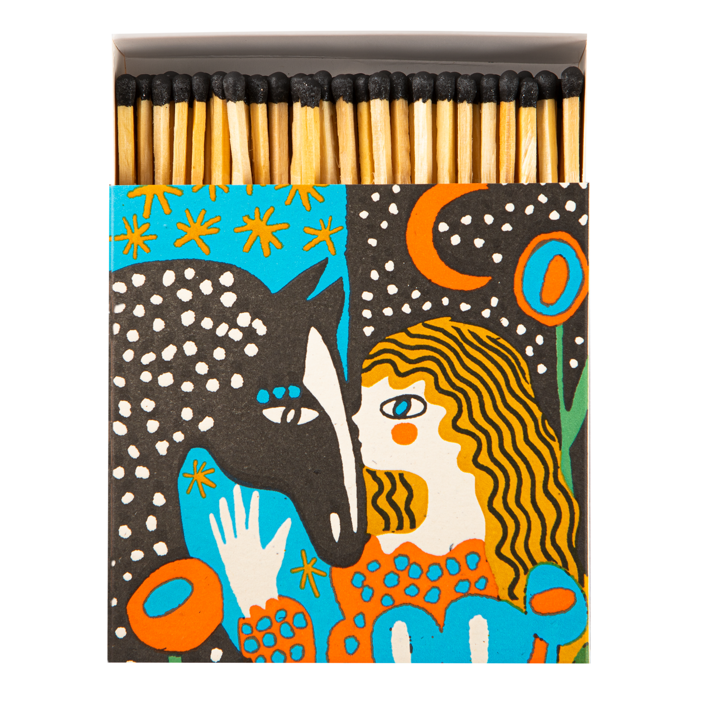 Heart Horse Square Safety Matches