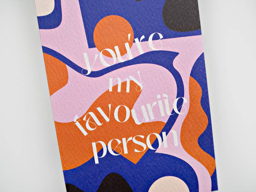 The Completist - Juno Favourite Person Card