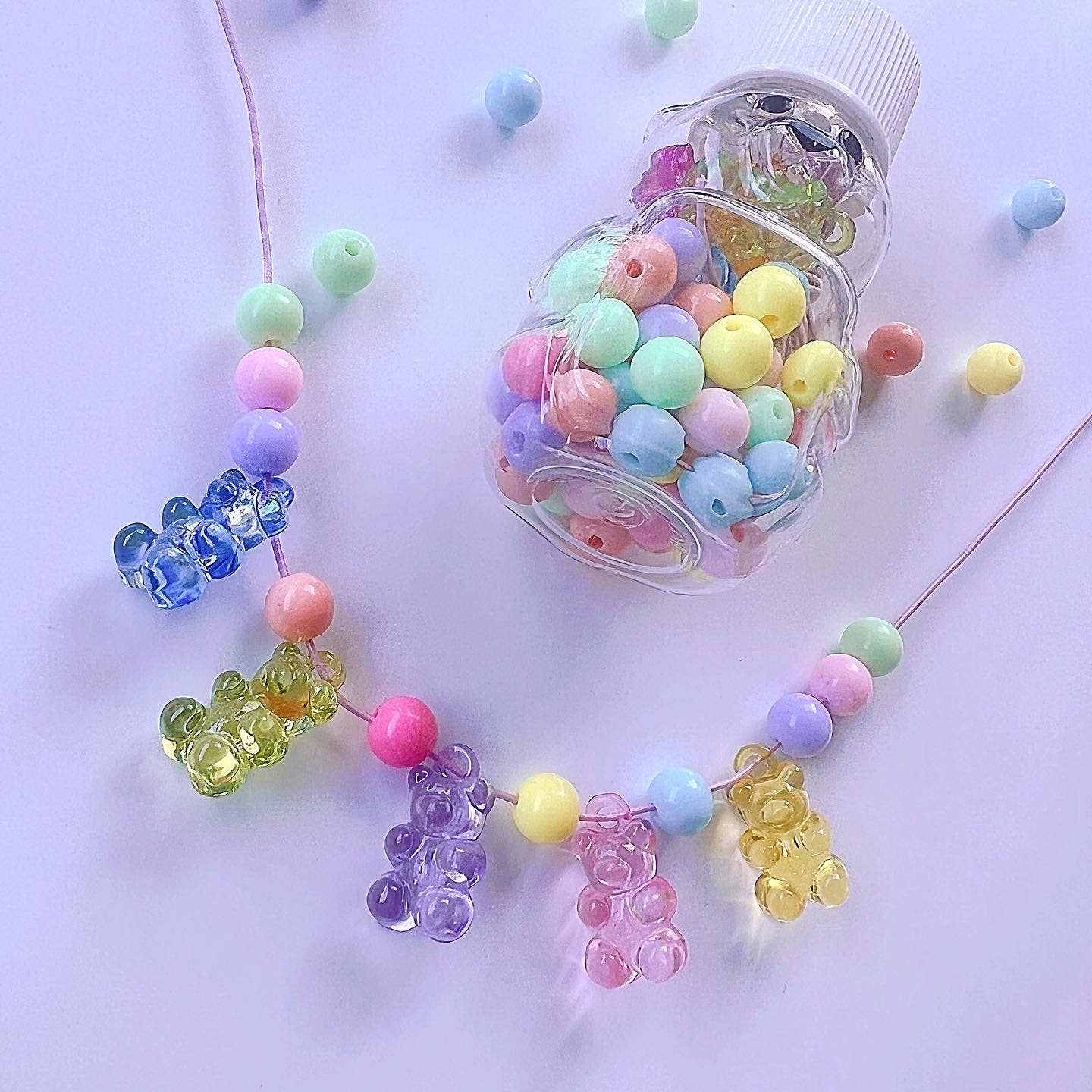 Pop Cutie Gummy Bear Necklace DIY Bottle Craft Kit