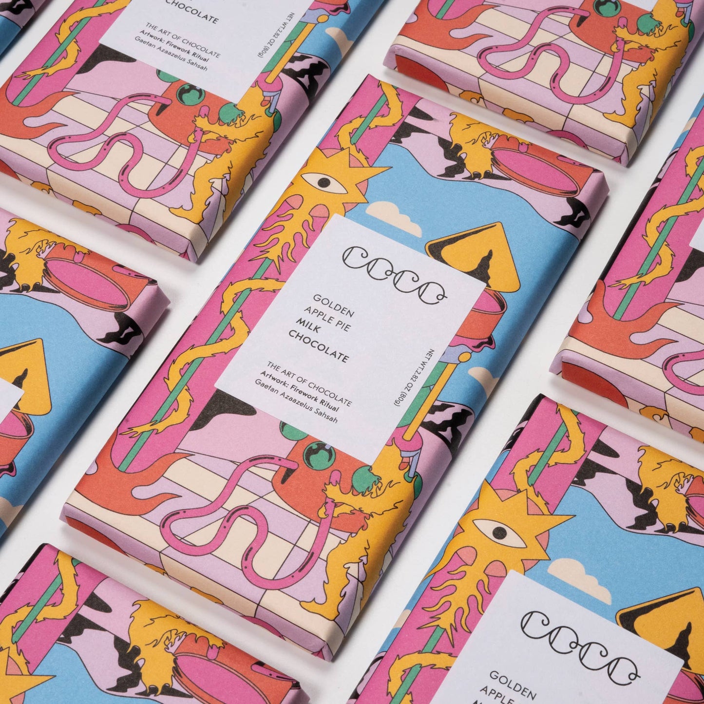 Golden Apple Pie Milk Chocolate Bar