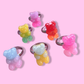 Pop Cutie Colourful Gummy Bear Kids Ring