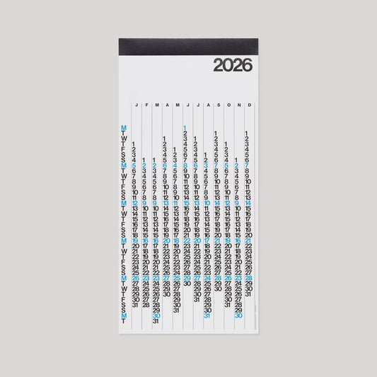 Stendig White V Calendar 2026