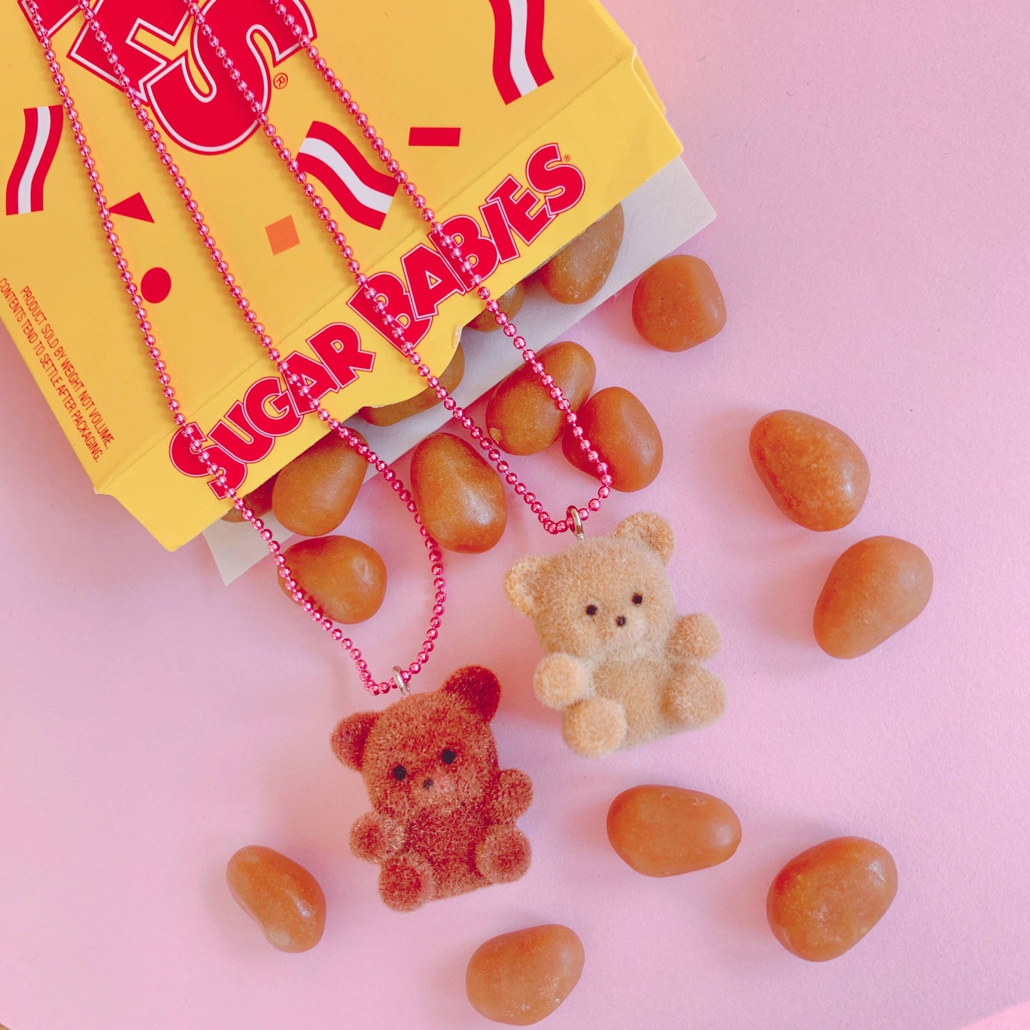 Pop Cutie 90's Babies Bear Kids Necklace