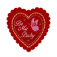 Be My Baby Doily Patch and Greeting Card