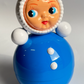 Retro Roly-Poly Doll Blue M