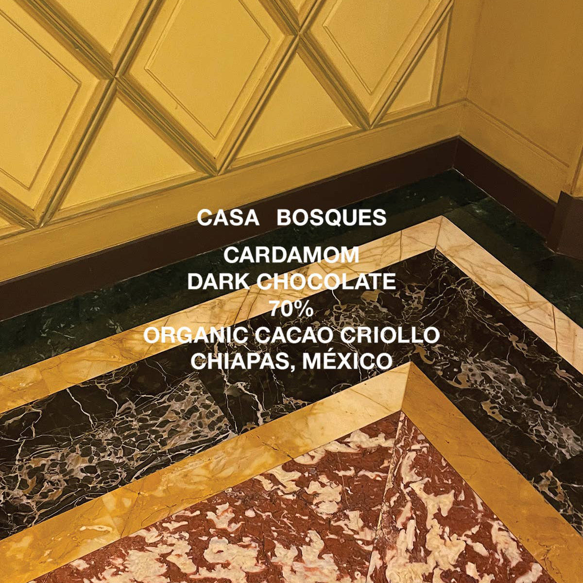 Casa Bosques Cardamom Chocolate Bar