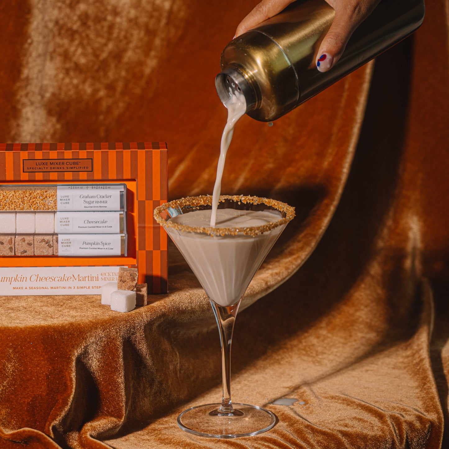 Pumpkin Cheesecake Martini Kit Cocktail Cubes