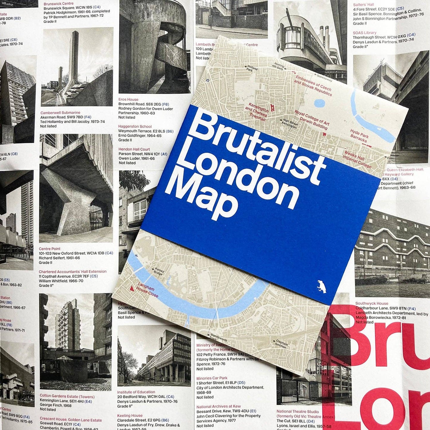 Brutalist London Map