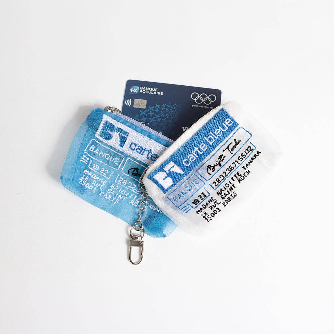 Brigitte Tanaka Blue Card Holder