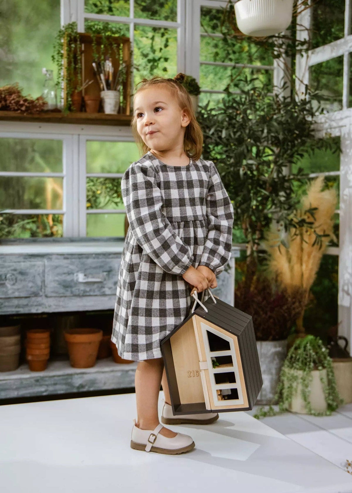 Wooden Doll House To Go