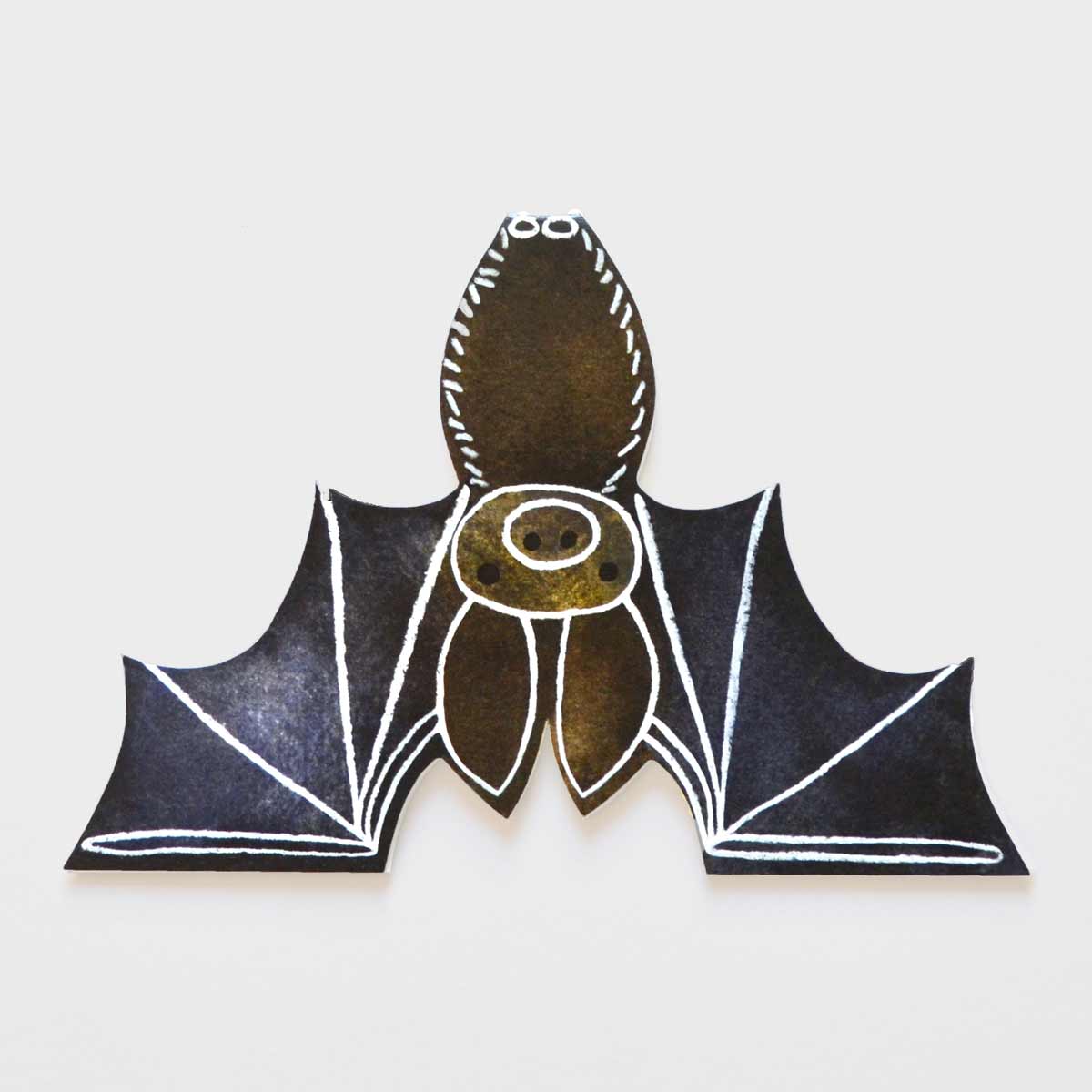 Bat Greeting Card