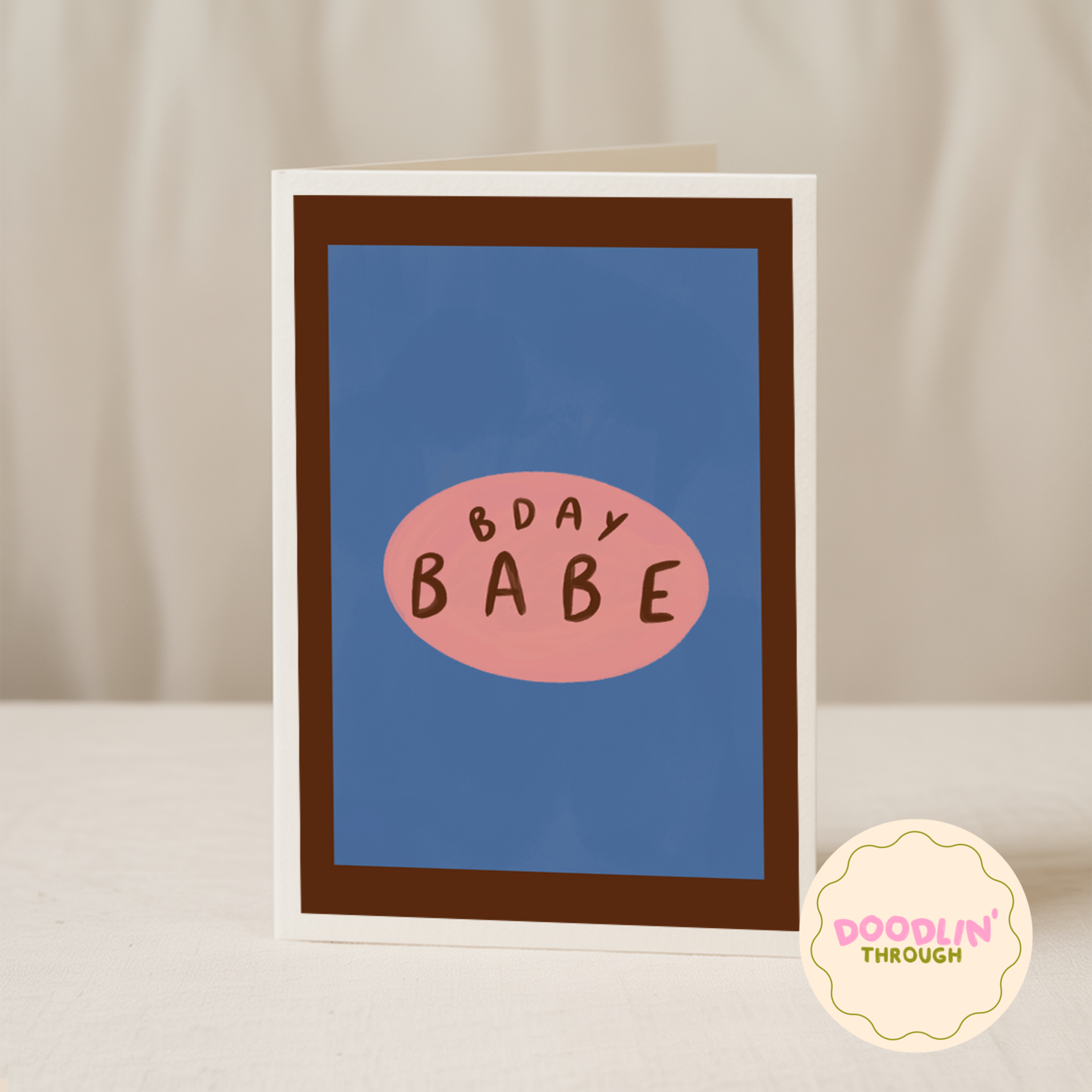 Birthday Babe Greeting Card