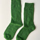 Le Bon Shoppe Palm Green Modal Eyelet Socks