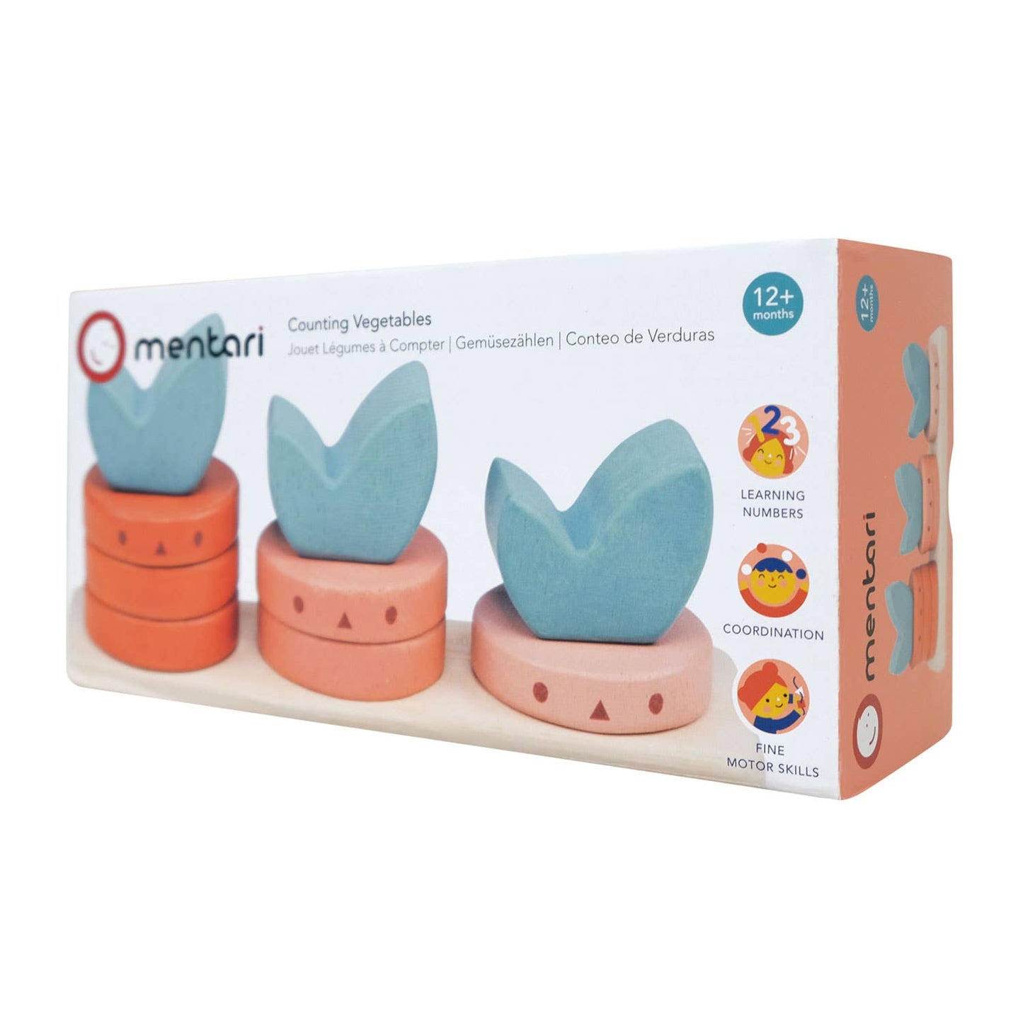 Wooden Counting Vegetables