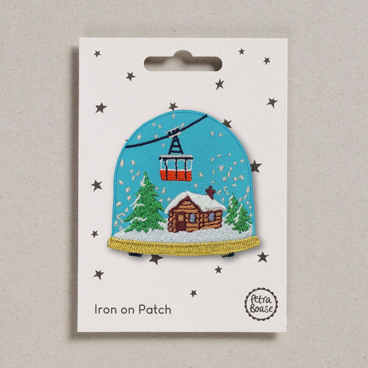 Snowdome Iron on Patch