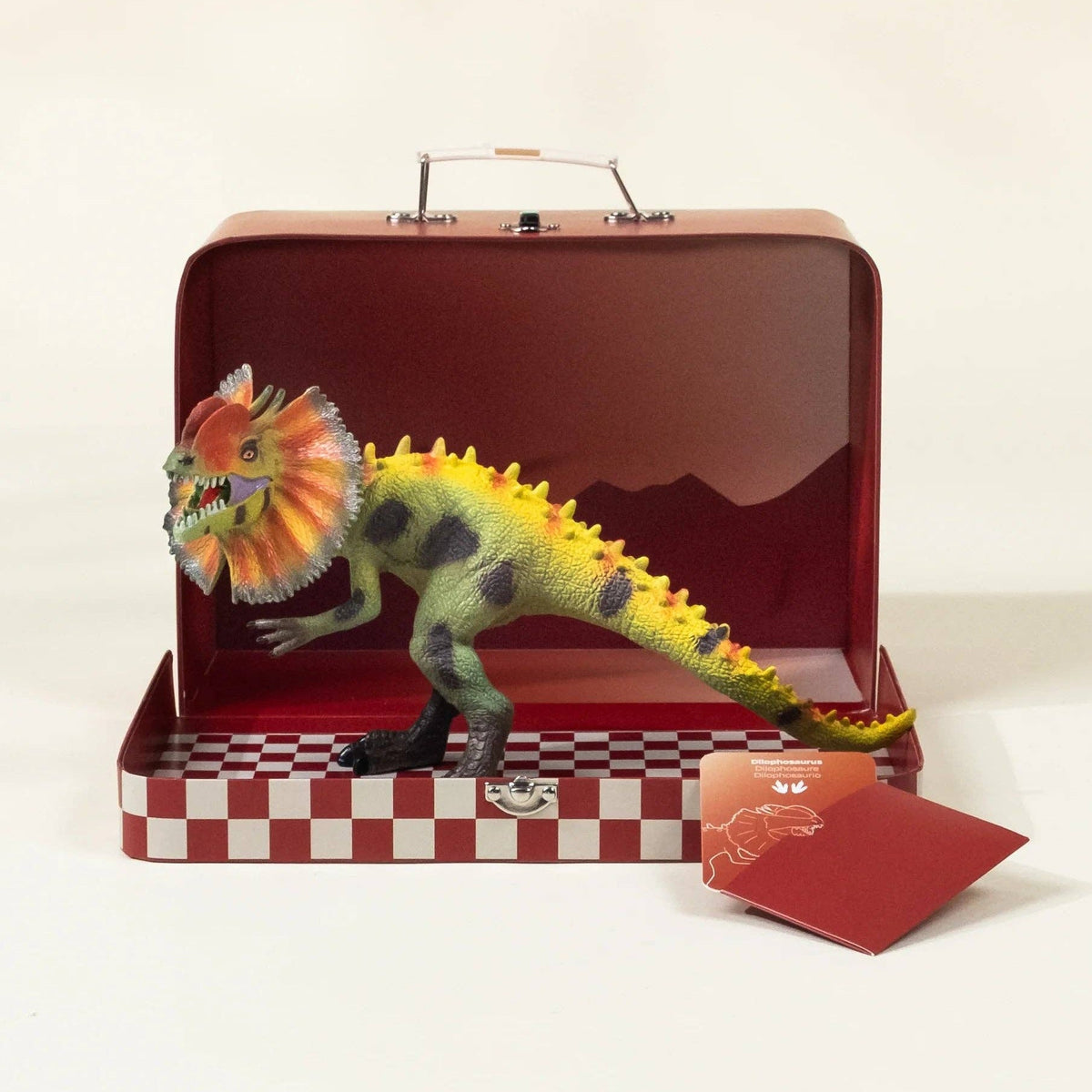 Dilophosaurus Dinosaur in a Collectable Box