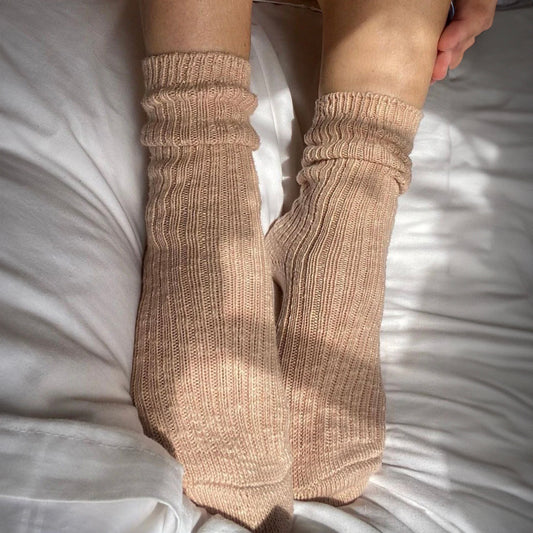 Le Bon Shoppe Peachy Keen Cottage Socks