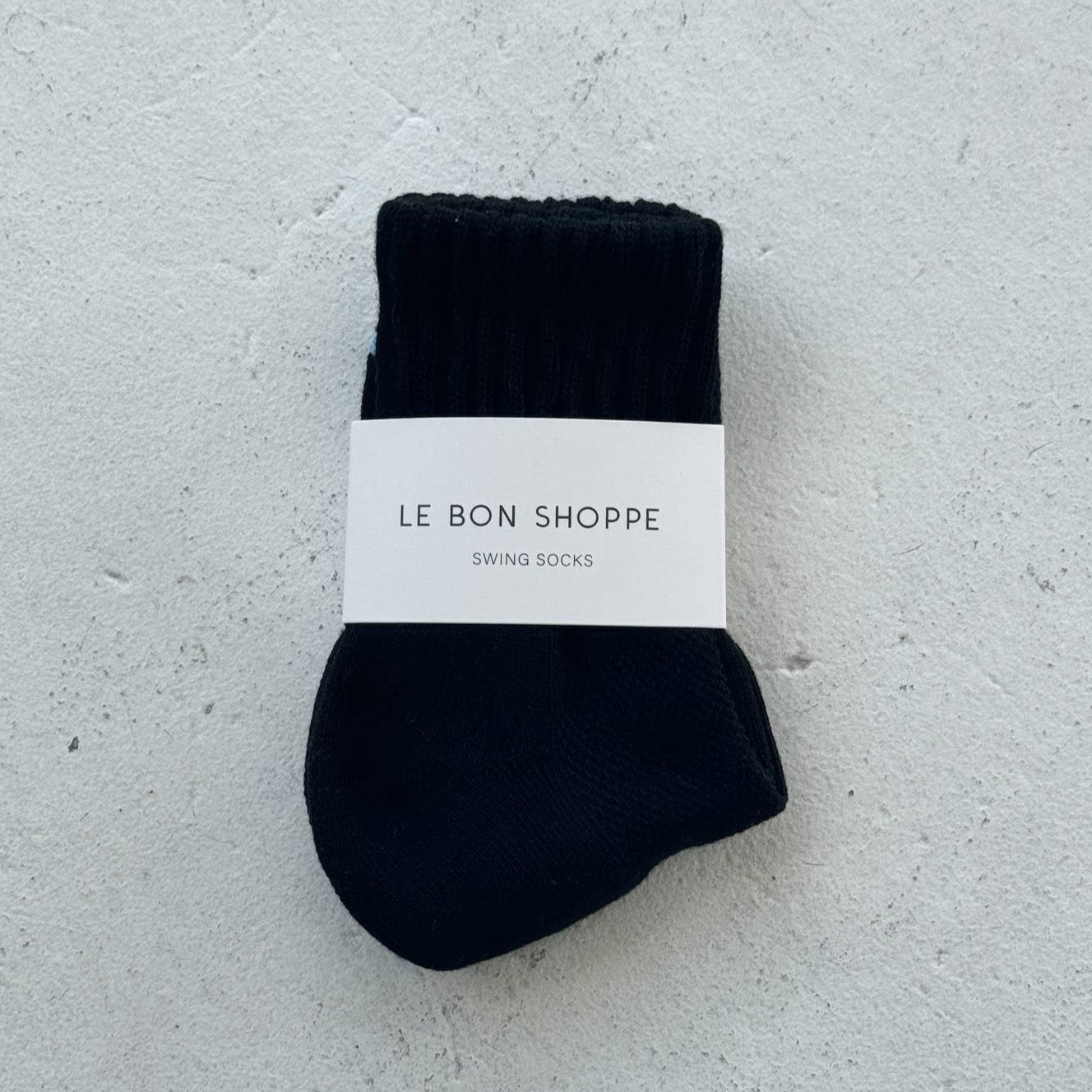 Le Bon Shoppe Black Swing Socks