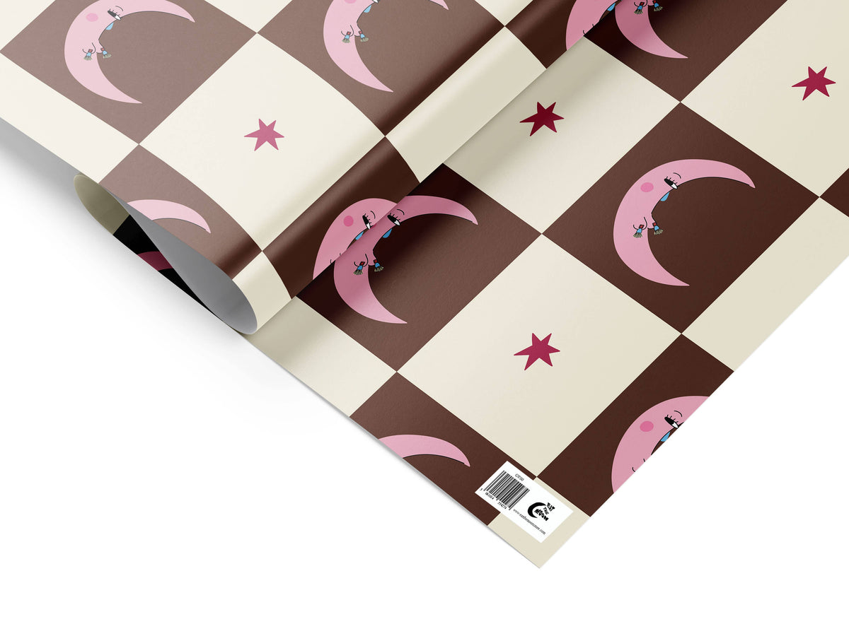Moon Kisses Wrapping Paper
