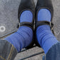 Le Bon Shoppe Blue Crisp Step Socks