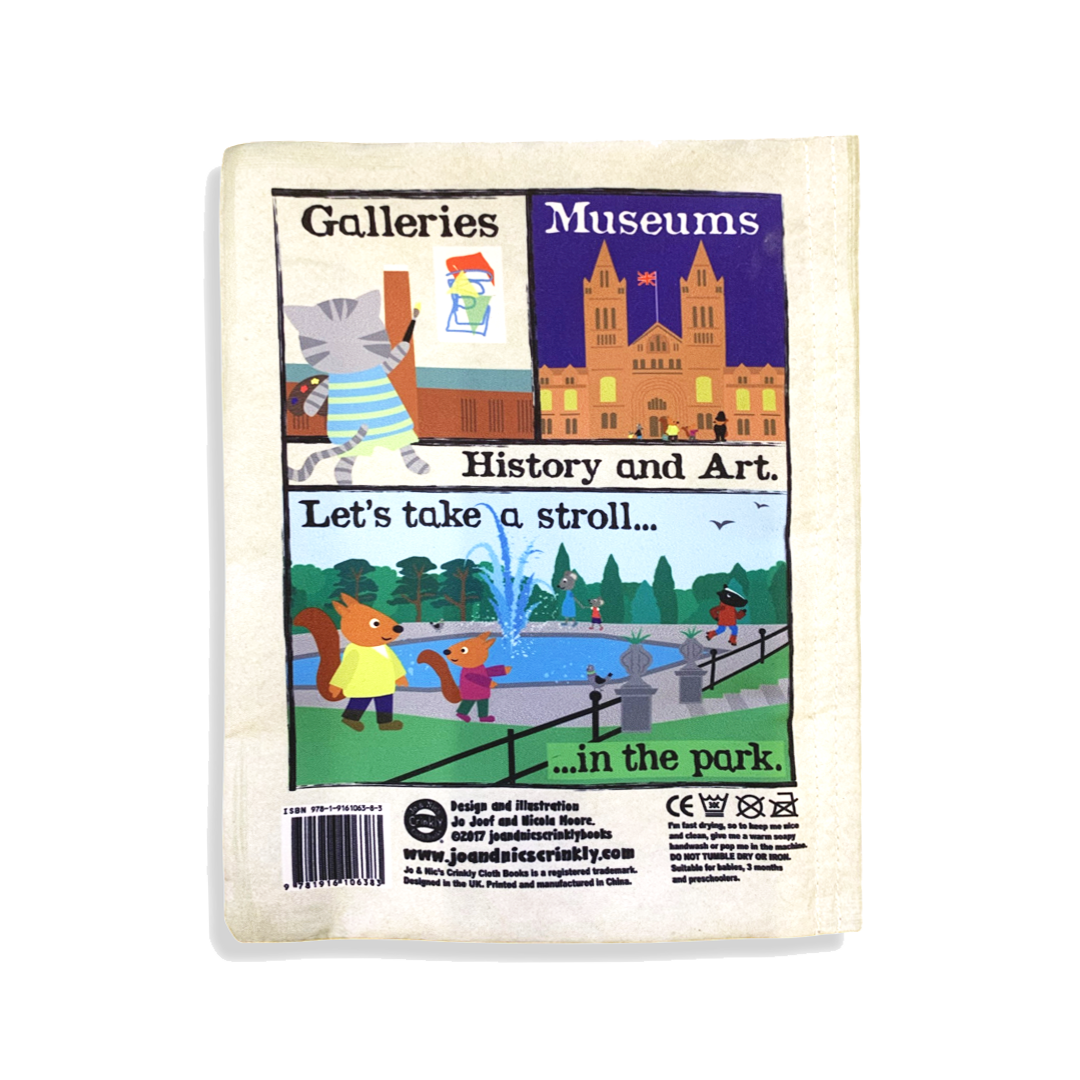 London Crinkly Newspaper Cloth Book