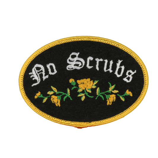 No Scrubs Iron On Patch