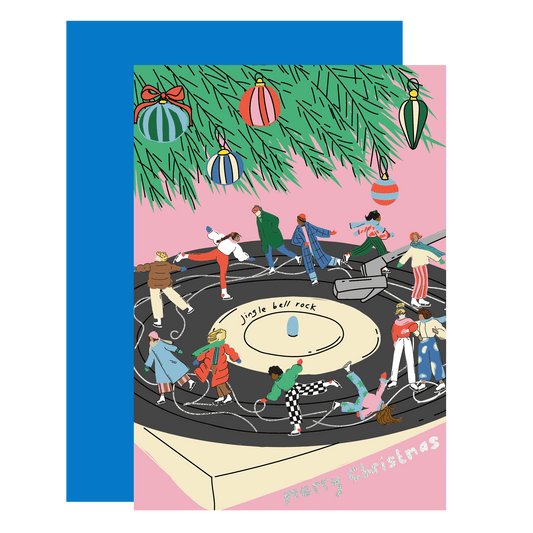 Jingle Bell Rock Christmas Greeting Card