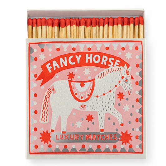 Fancy Horse Square Matchbox