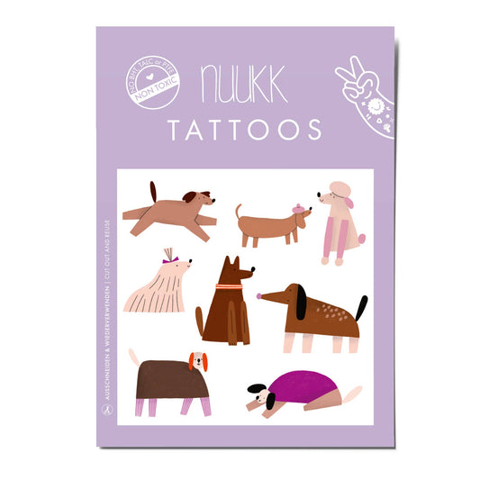 Dog Crew Organic Temporary Tattoos
