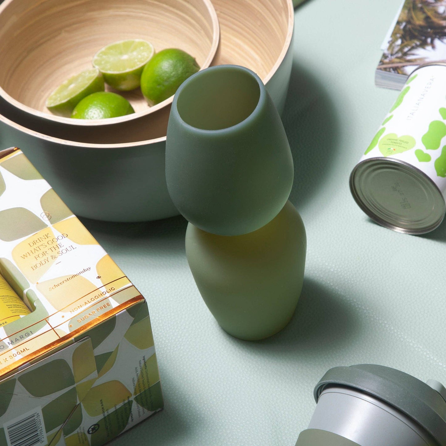 Sage + Olive Fegg Silicone Unbreakable Glasses