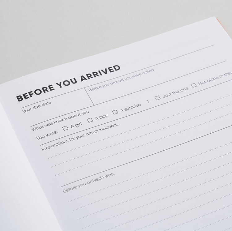 The Baby Book Of You: A Record Of Your First Year: Blue