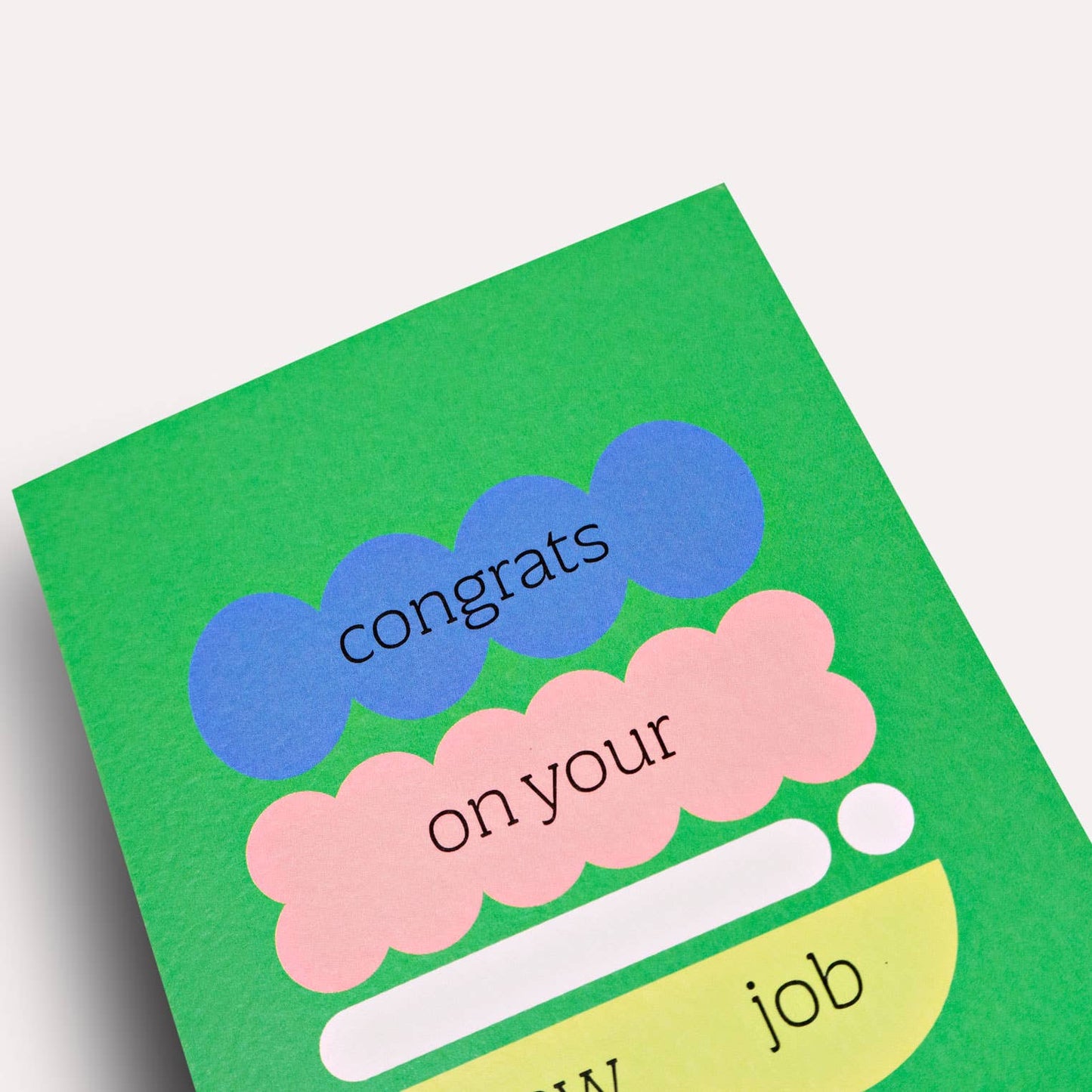 Ambrette New Job Greeting Card