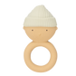 Gommu Ring Baby - Natural Rubber Teething Ring: Vanilla
