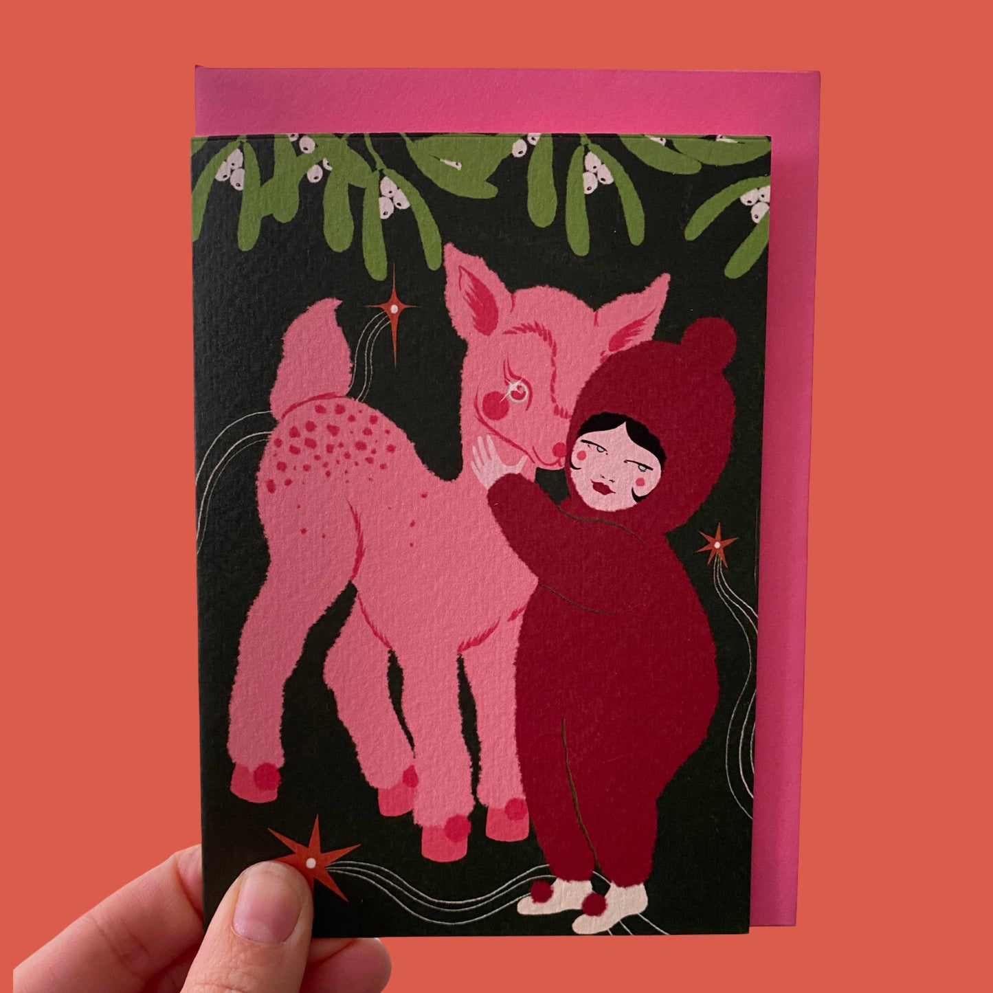 Festive Love Christmas Greeting Card