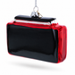 Retro Boombox Glass Christmas Ornament