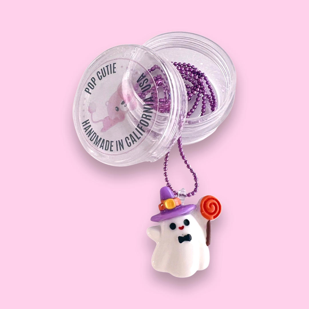 Pop Cutie Kawaii Lollipop Ghost Necklace