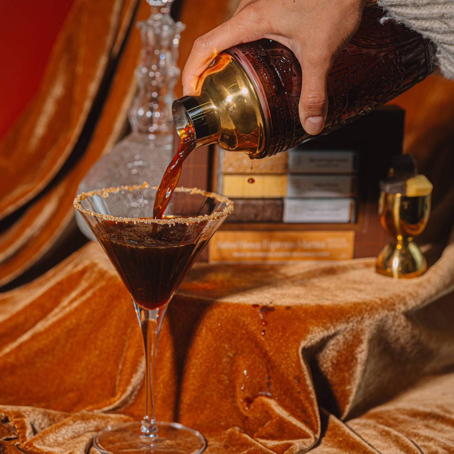 Salted Honey Espresso Martini Mixer Kit Cocktail Cubes