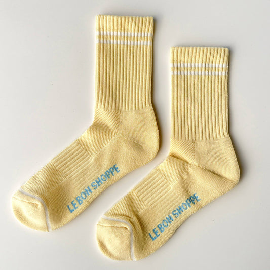 Le Bon Shoppe Lemonade Boyfriend Socks